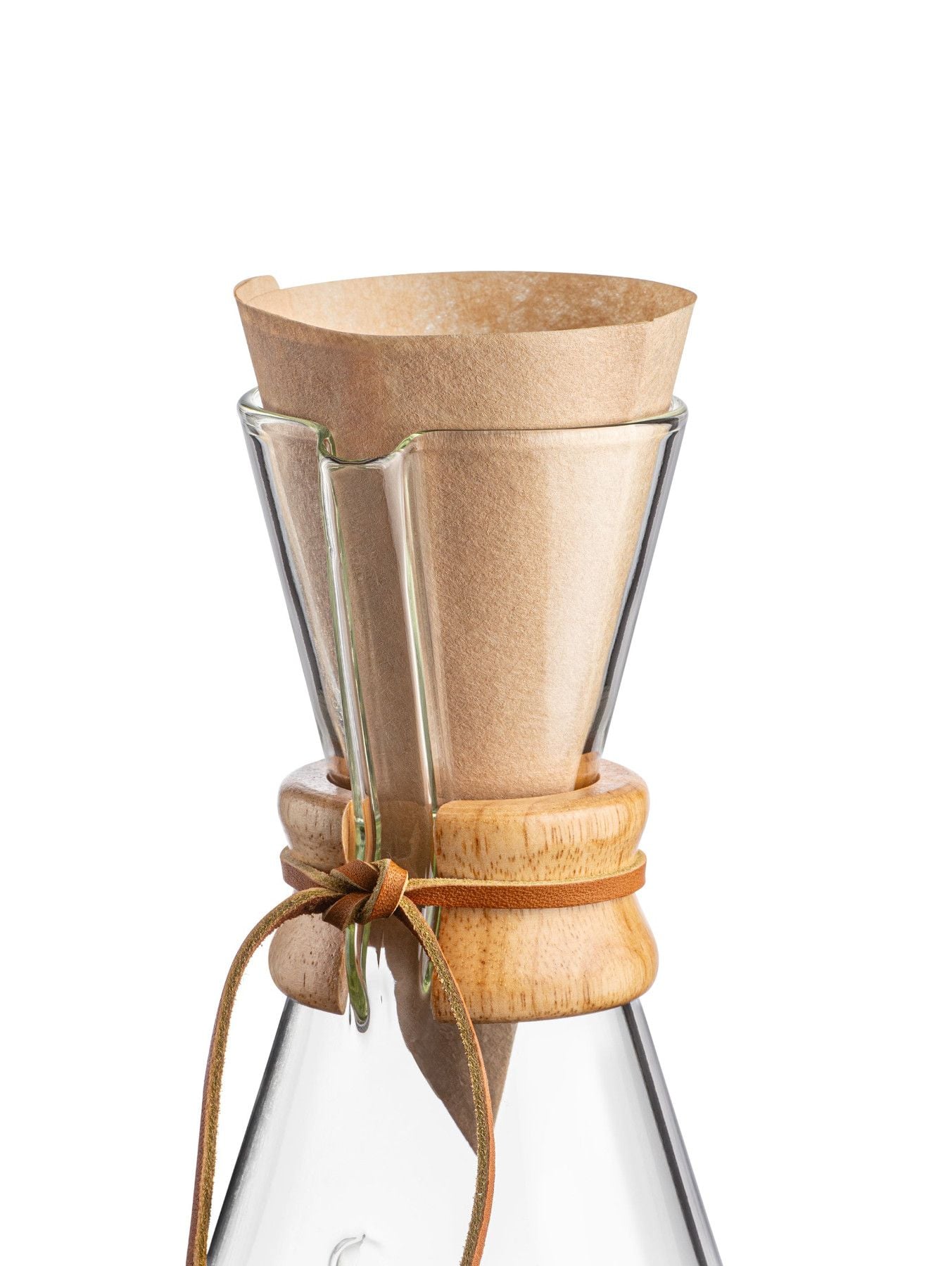 CHEMEX BONDED™ FILTERS Unfolded Natural Half Moon