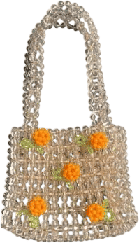 Japan Vintage Handmade Beaded Handbag
