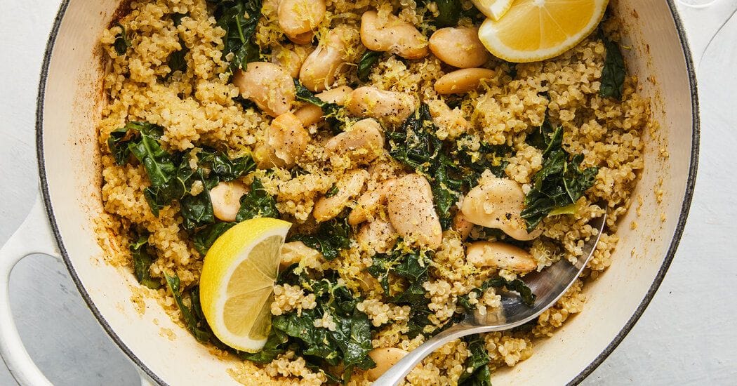 One-Pot Beans, Greens and Grains Recipe