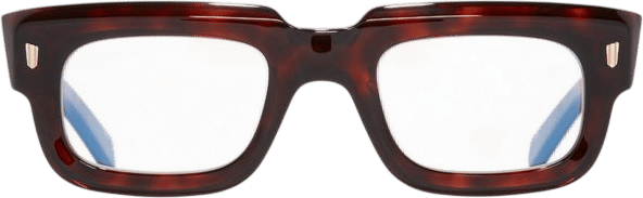 Cutler & Gross Rectangle Tortoise Glasses