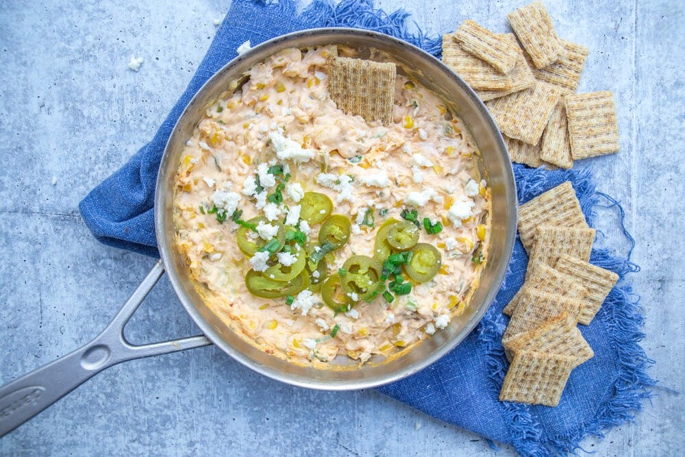 10-Minute Jalapeño Corn Dip (Caroline Chambers)