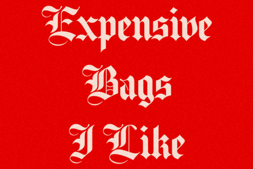 Expensive Bags I Like