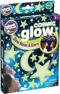 Cosmic Glow Moon & Stars