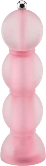 Pink Frosty Bobbin Salt or Pepper Mill