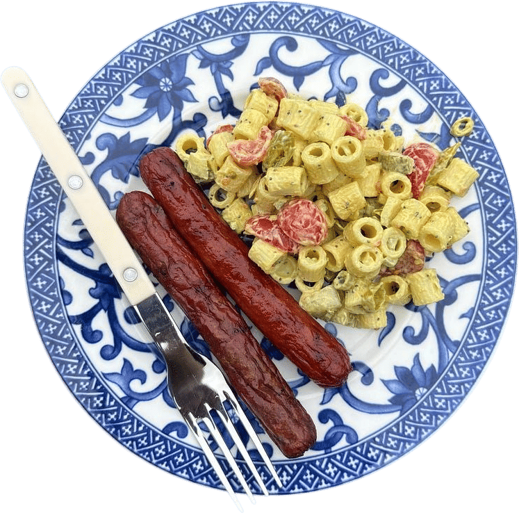 Chicago Dog Pasta Salad