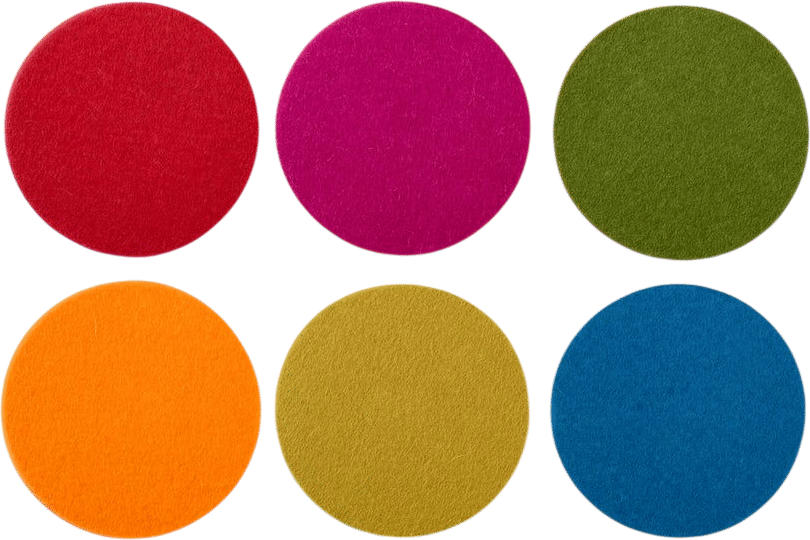 Graf Lantz Bierfilzl Merino Wool Coasters (6 Pack)