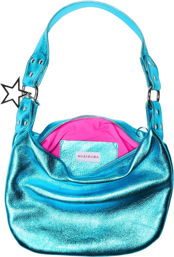 Musidora Star Bag - Metallic Turquoise