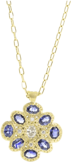 Adel Chefridi Mosaic Fleur Pendant
