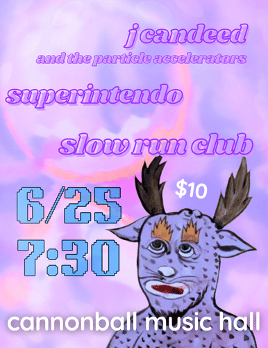slow run club x superintendo x j candeed at cannonball music hall