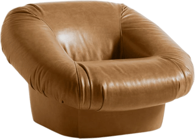 Topanga Leather Swivel Accent Chair