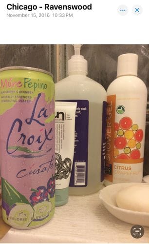 a cold beverage in the shower of your choosing