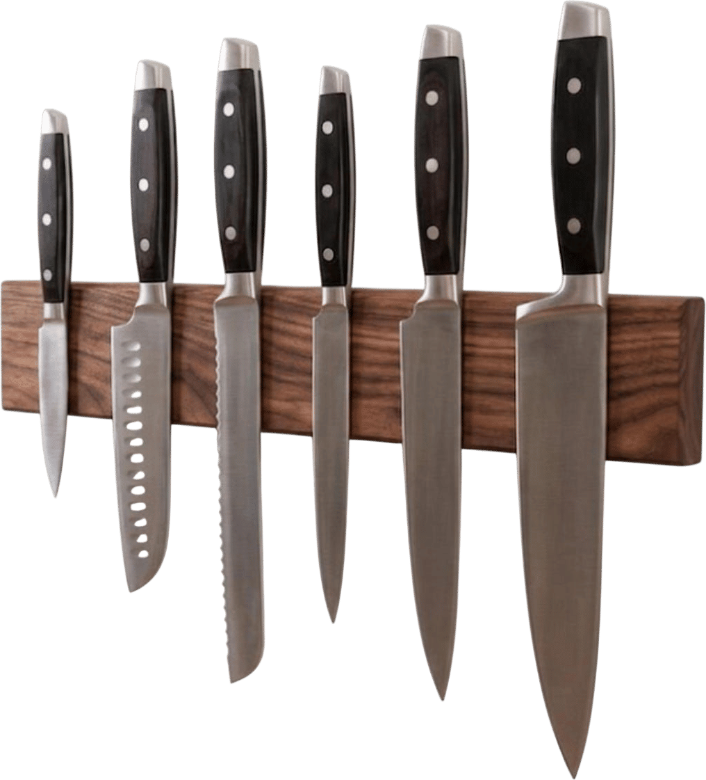 Wooden Magnetic Knife Rack