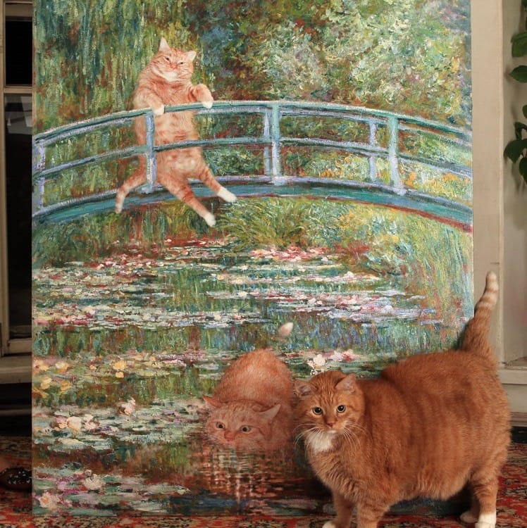 Fat Cat Art Lover