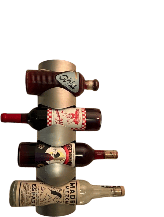 IKEA Chrome wine rack