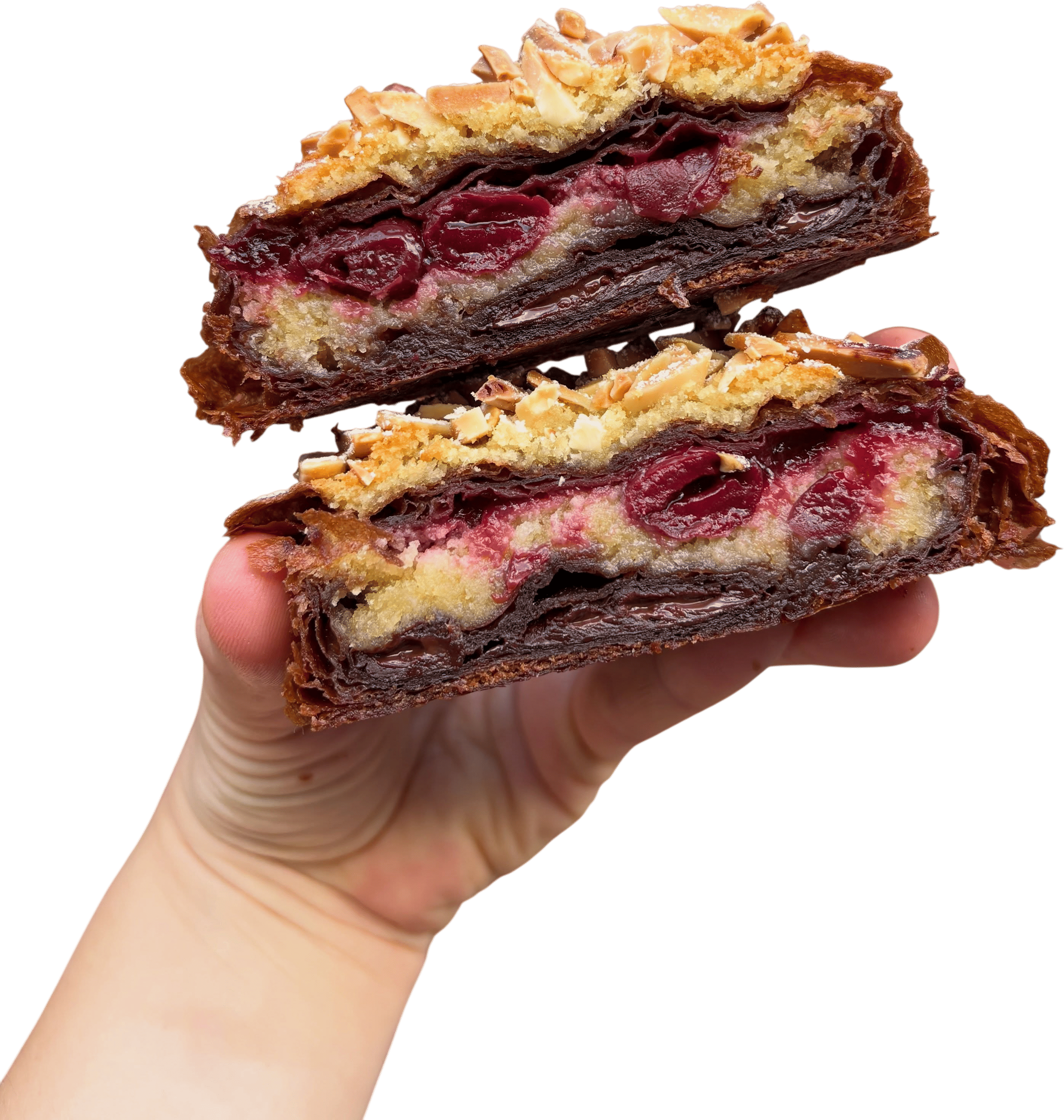 Chocolate Cherry Almond Croissant