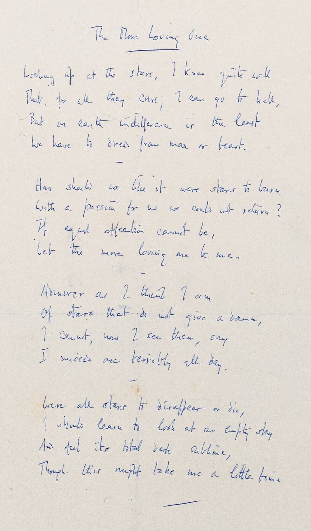 Memorizing a poem