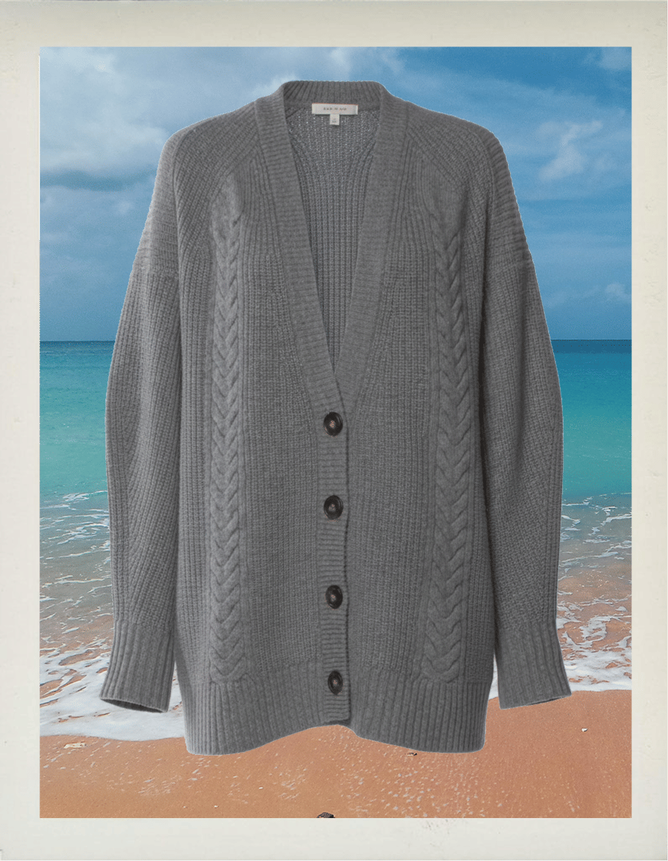 Loulou Studio Wool & Cashmere Cardigan | O/S