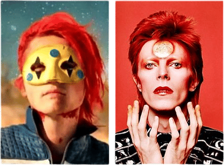 if ‘artist’s album-specific persona’ counts…