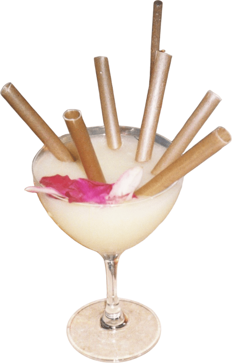 a piña colada for the table