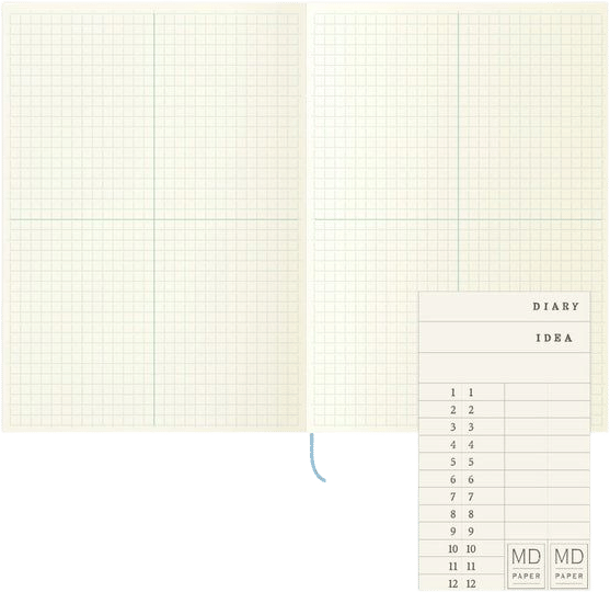 Midori MD - A5 Grid Block Notebook