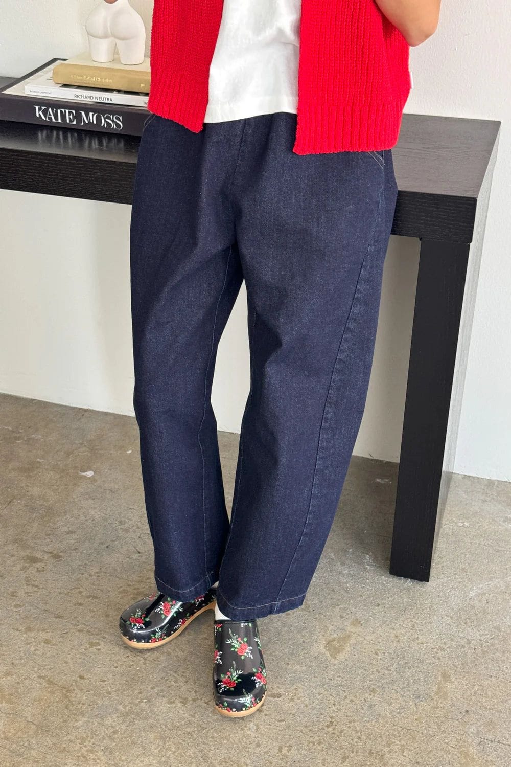 le bon shoppe arc pants - raw denim