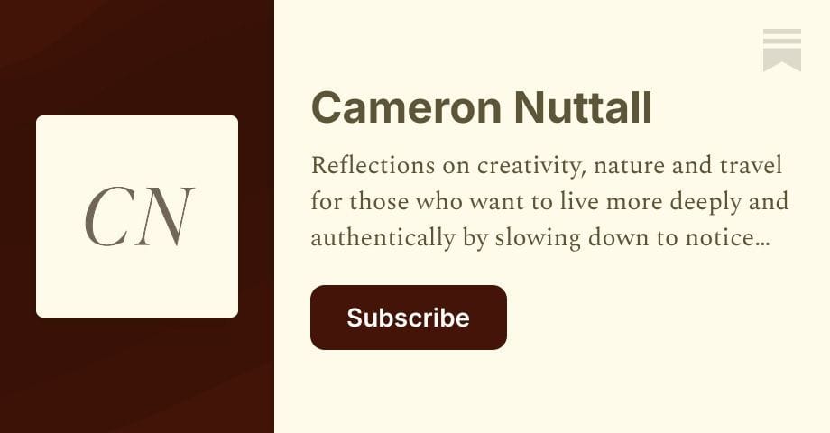 Cameron Nuttall Substack