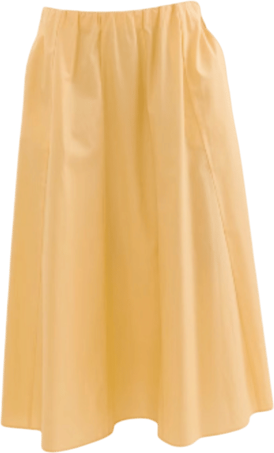 Mango Flared cotton skirt