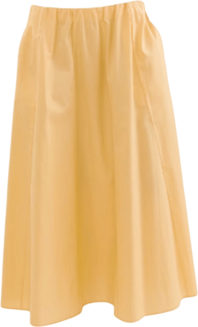 Flared Cotton Skirt