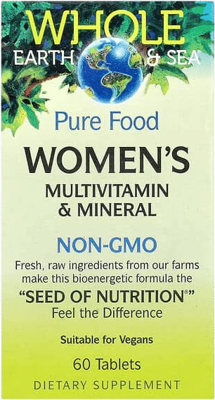 Whole Earth & Sea®, Women's Multivitamin & Mineral, 60 Tablets