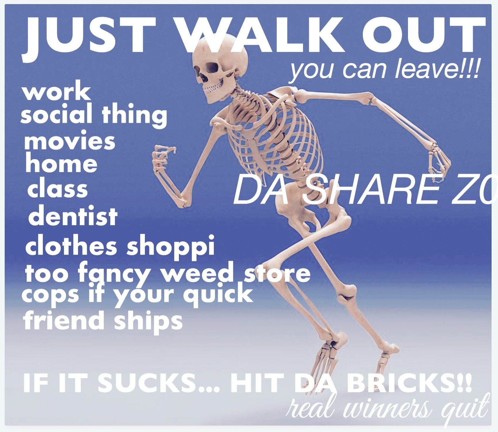 da share zone’s IF IT SUCKS… HIT DA BRICKS!!