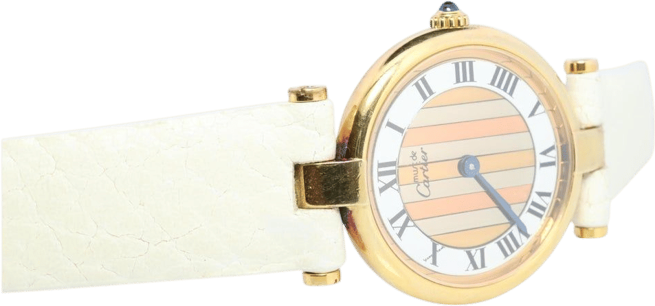 Cartier Vendome Vermeil Trinity Dial
