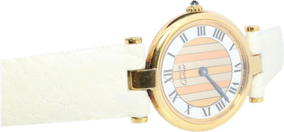 Cartier Vendome Vermeil Trinity Dial Watch