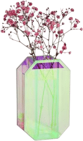 Mirage Glass Octagon Vase | MoMA