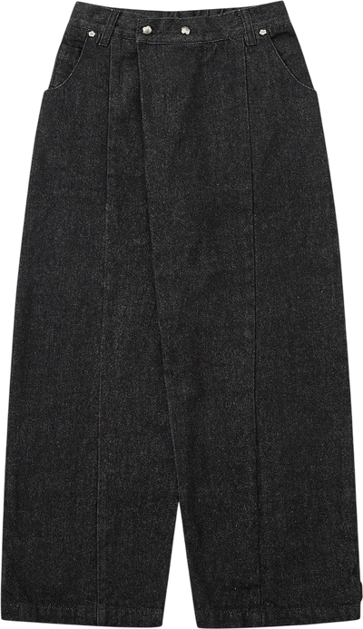 Black Hanbok Denim Pants