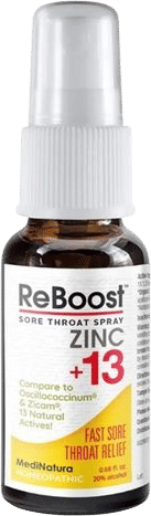 Reboost Zinc Sore Throat Spray