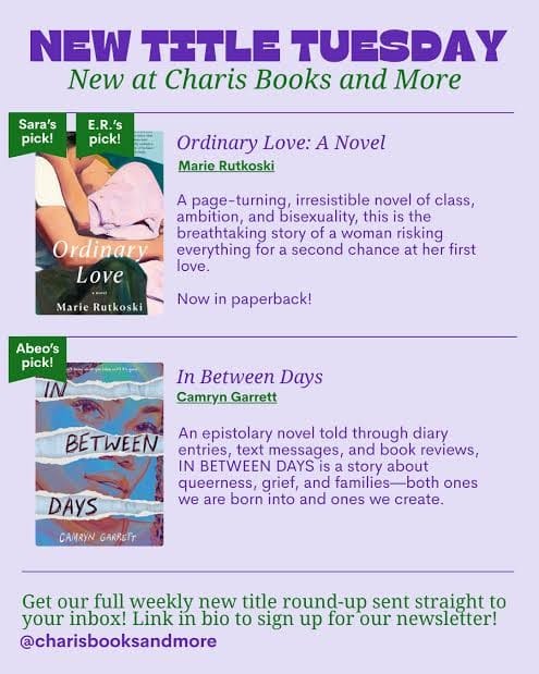 The Charis Books and More Newsletter