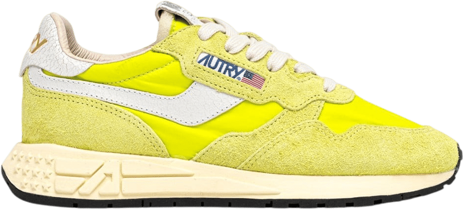 Autry Reelwind Low Sneakers (White/Evening Primrose)