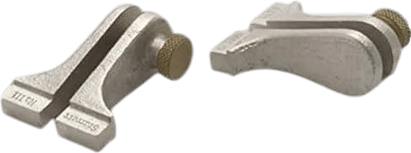 Starrett Stair Gage - Nickel Plated Cast Iron, Precision-Machined Ends for Accurate Cuts - For Framing, Rafter Square & Stair Layout - 1-7/8" Length - 111