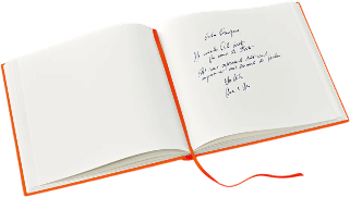 A guest book!