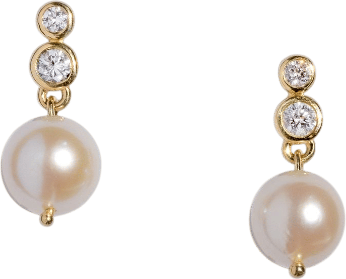 Dangling Pearl Drop Earrings for Monica | Spur Jewelry NYC