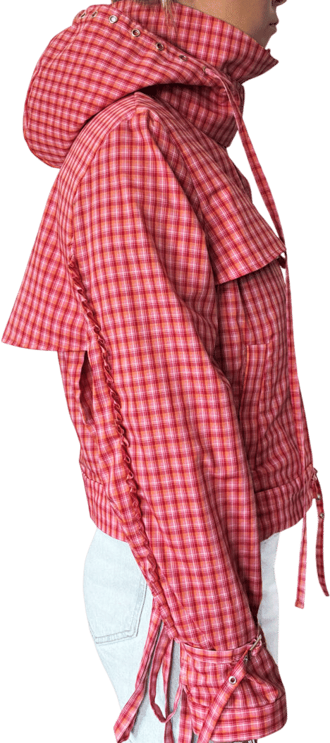 Lauren Perrin - Mary Pink Tartan Jacket