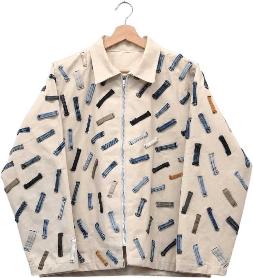 Belt loops as textured print