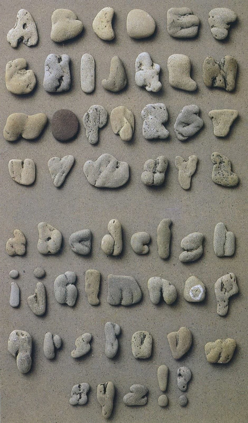 Clotilde Olyff's pebble alphabets | even*cleveland | Rec League