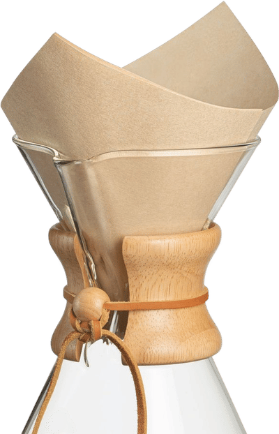 Chemex Bonded Filters Pre-folded Natural Squares