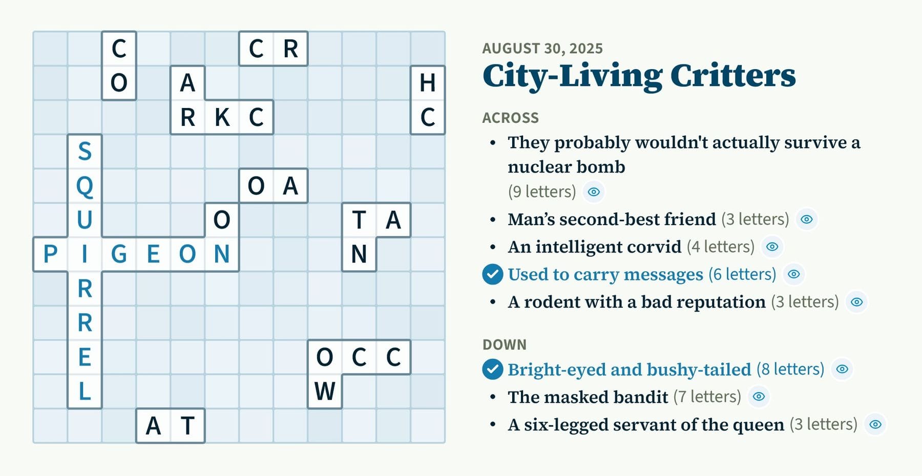 Tiled words