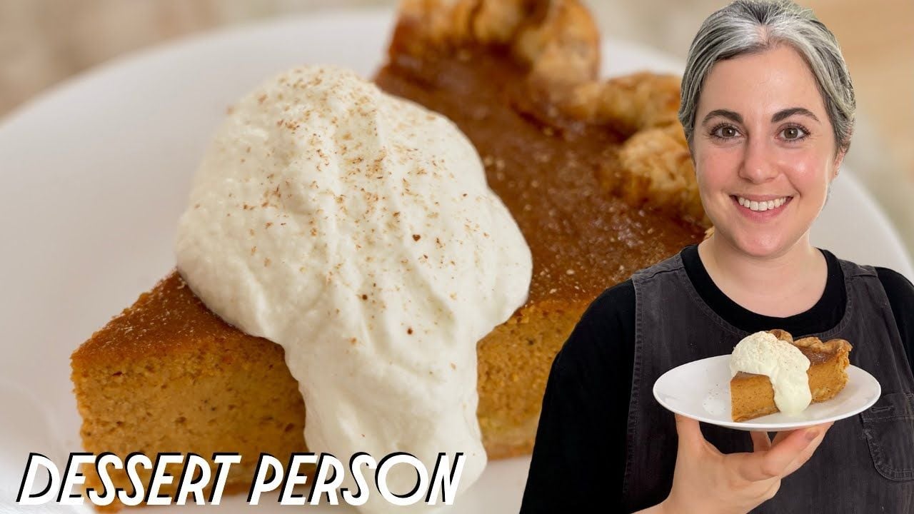Claire Saffitz’s caramelized pumpkin pie