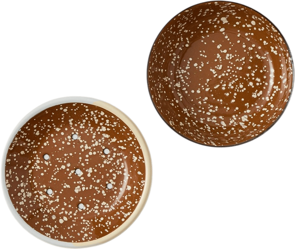 Speckle Enamel Soap Dish