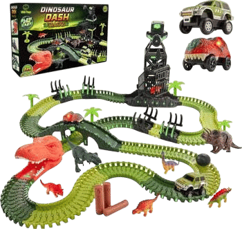 Motorized Dinosaur Track Set