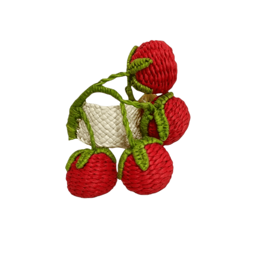 Pomodori Iraca Napkin Rings