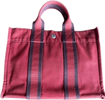 Hermes handbag Foulet PM canvas red